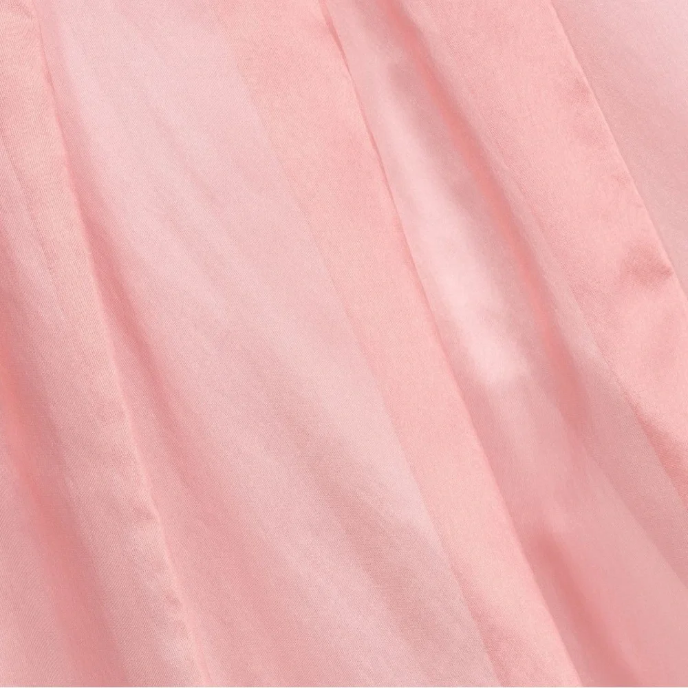 Il Gufo Clay Red Pink Sleeveless Ruffle Dress